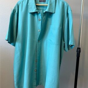 Covington Men's Turquoise Short Sleeve Shirt